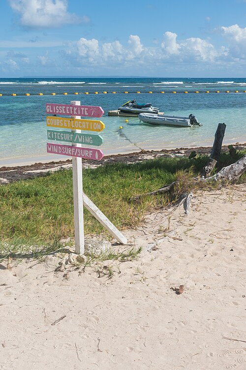 Plage de la Caravelle à Sainte-Anne en Guadeloupe