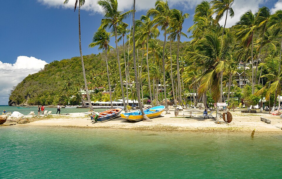 Marigot Bay à Sainte-Lucie